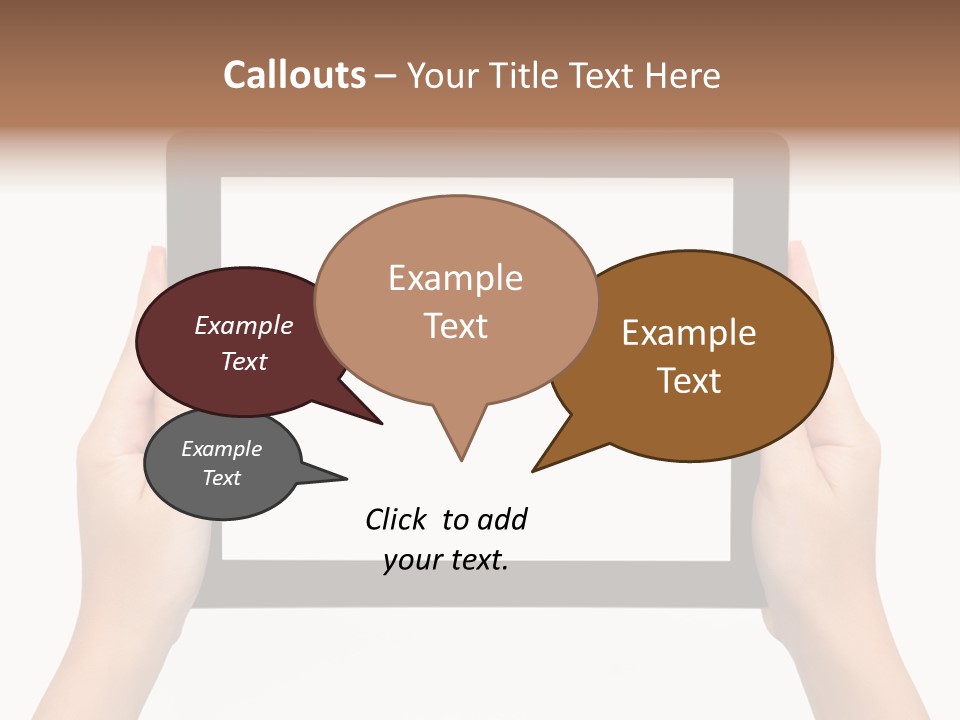 Network Communication Phone PowerPoint Template