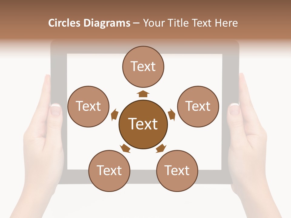 Network Communication Phone PowerPoint Template
