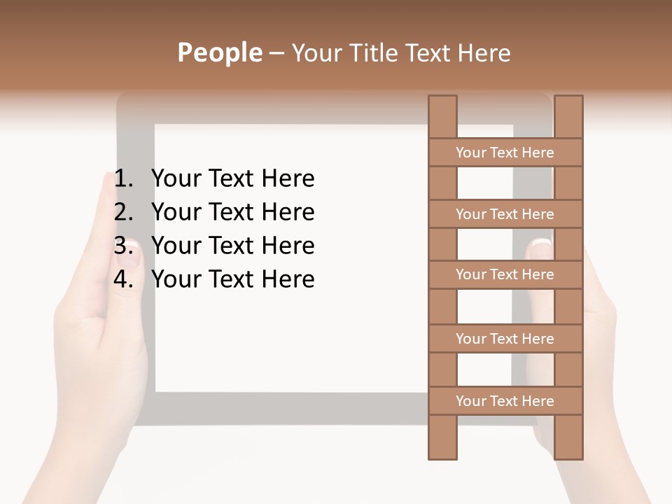 Network Communication Phone PowerPoint Template