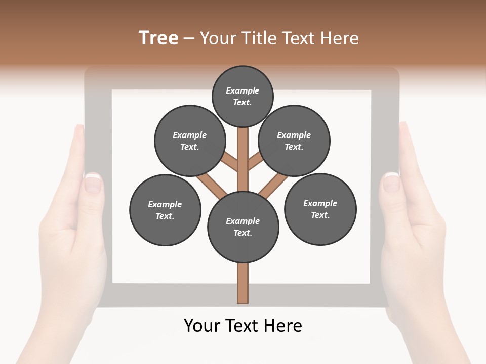 Network Communication Phone PowerPoint Template