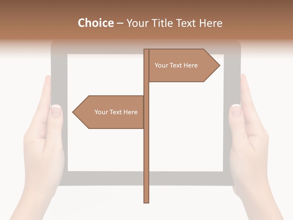 Network Communication Phone PowerPoint Template