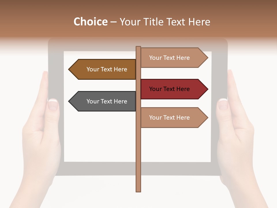 Network Communication Phone PowerPoint Template