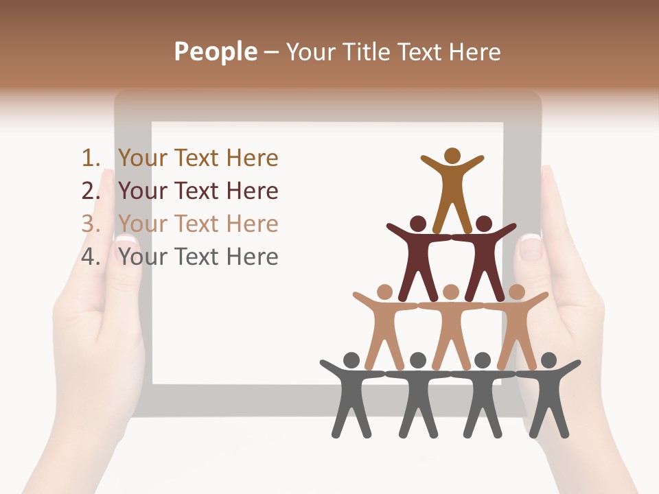 Network Communication Phone PowerPoint Template