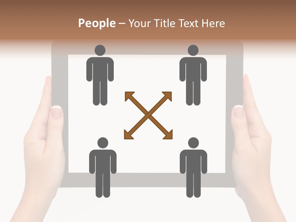 Network Communication Phone PowerPoint Template