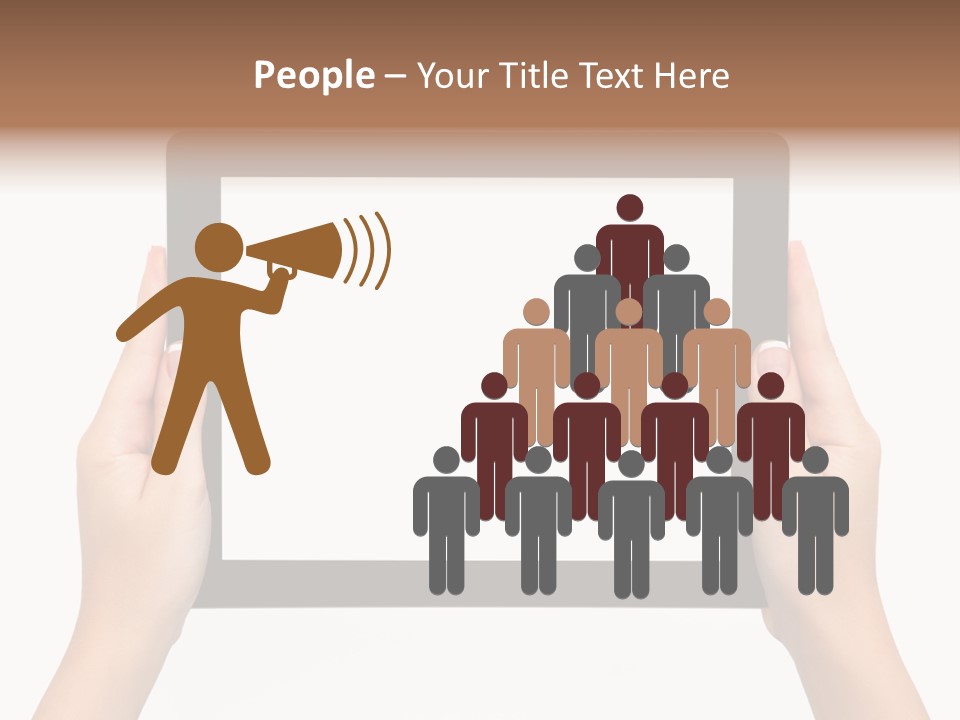 Network Communication Phone PowerPoint Template