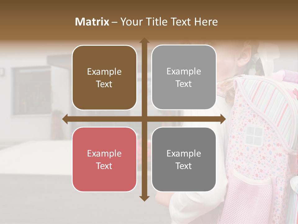 Dress Kid School PowerPoint Template