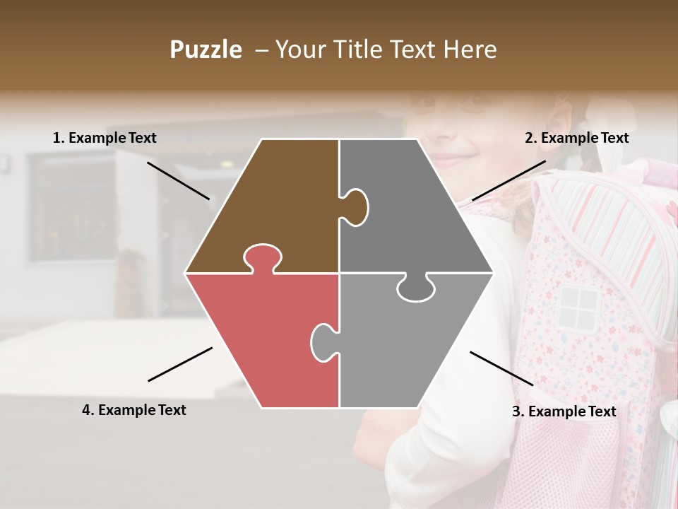 Dress Kid School PowerPoint Template