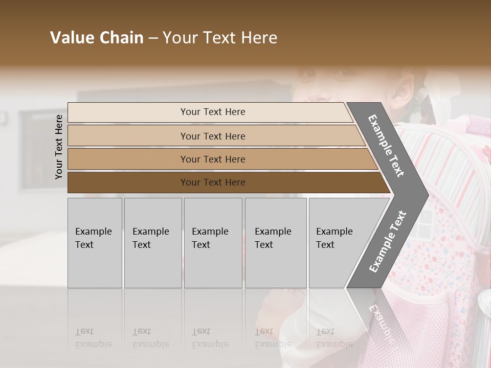 Dress Kid School PowerPoint Template