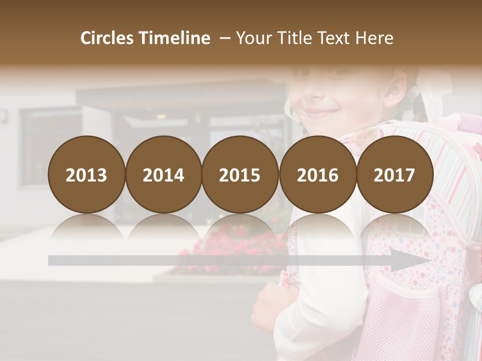 Dress Kid School PowerPoint Template