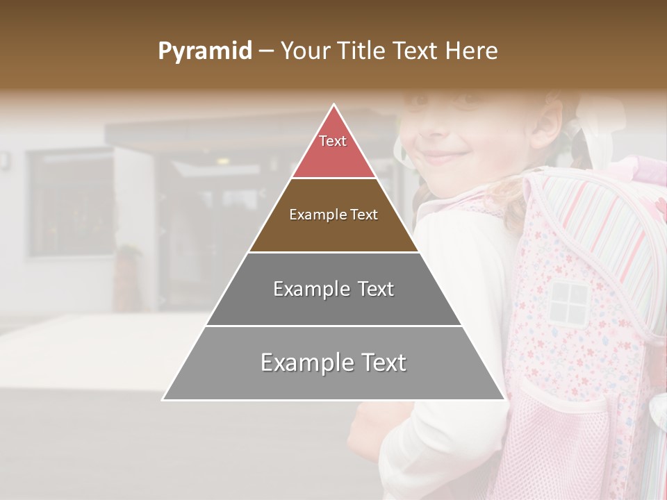 Dress Kid School PowerPoint Template