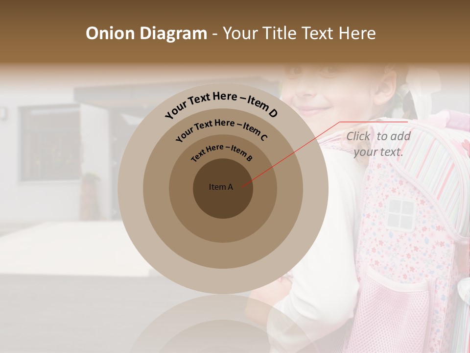 Dress Kid School PowerPoint Template