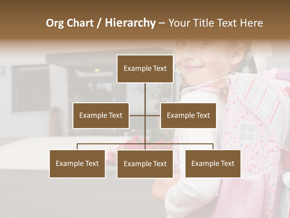 Dress Kid School PowerPoint Template