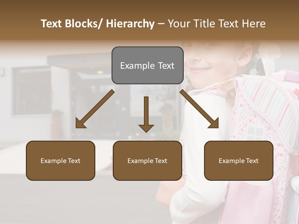 Dress Kid School PowerPoint Template