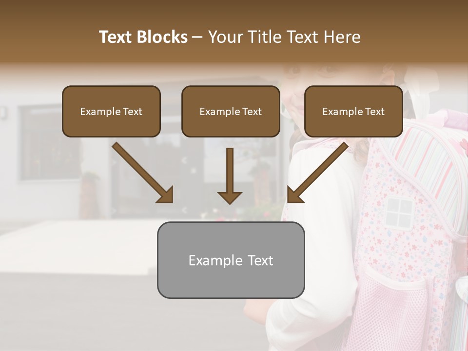 Dress Kid School PowerPoint Template