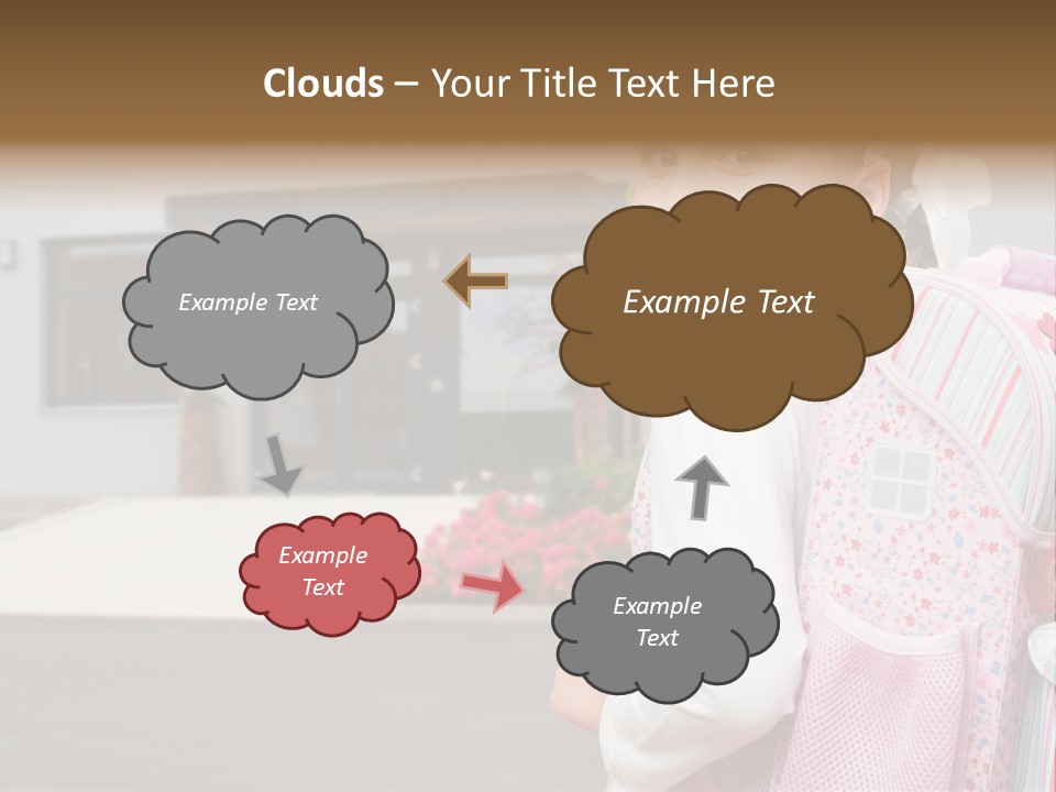 Dress Kid School PowerPoint Template