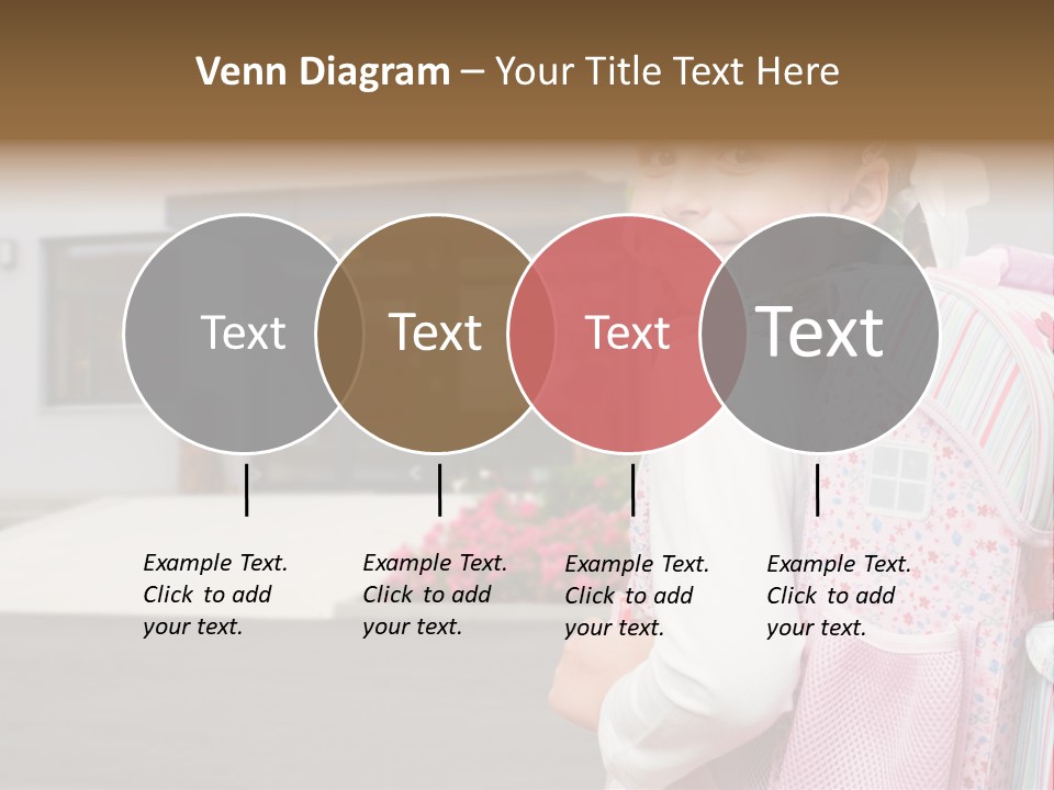 Dress Kid School PowerPoint Template