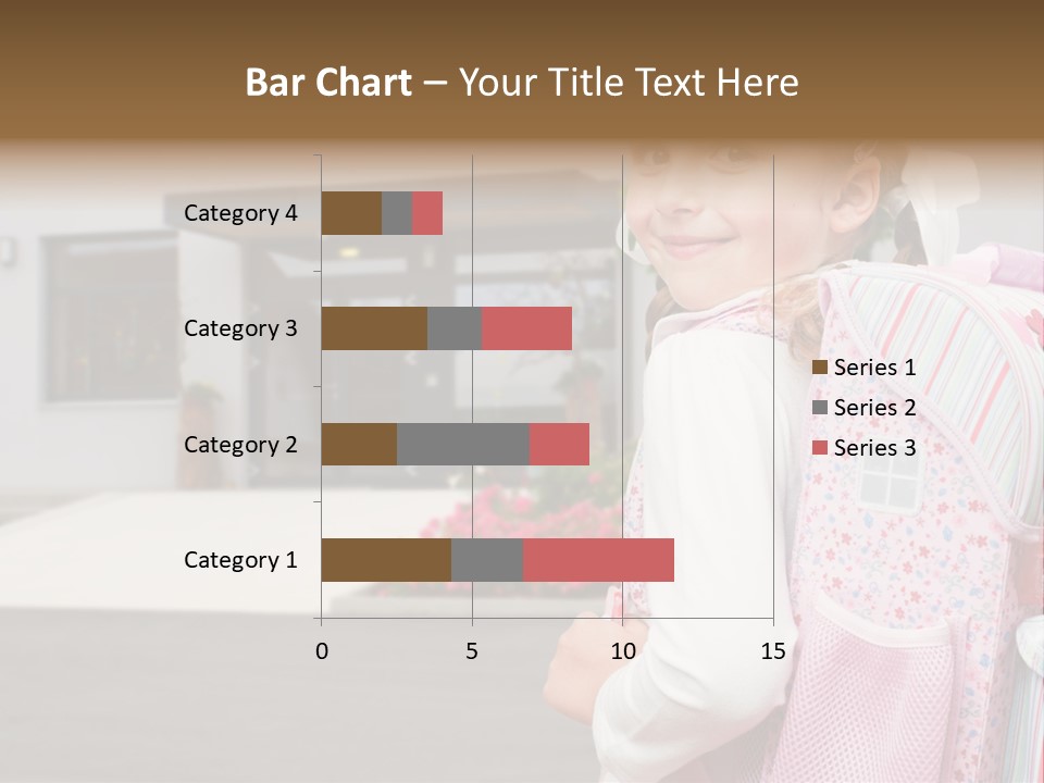 Dress Kid School PowerPoint Template