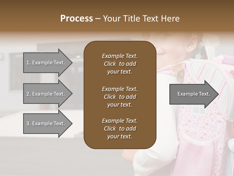 Dress Kid School PowerPoint Template