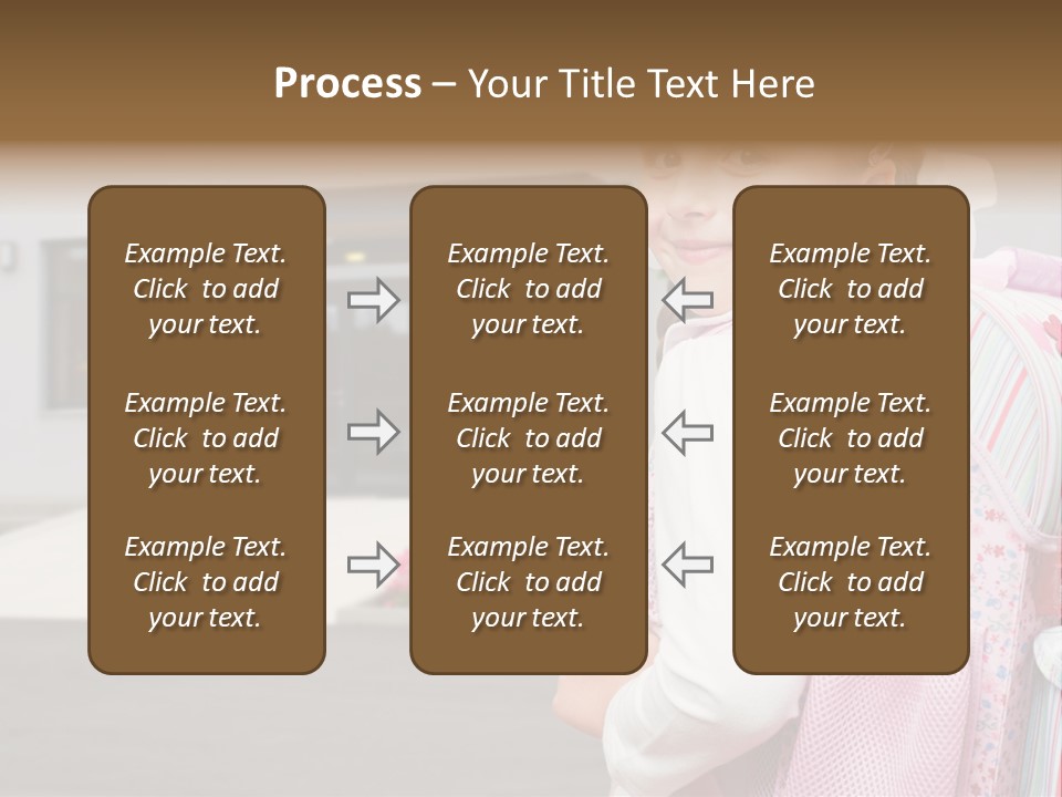 Dress Kid School PowerPoint Template