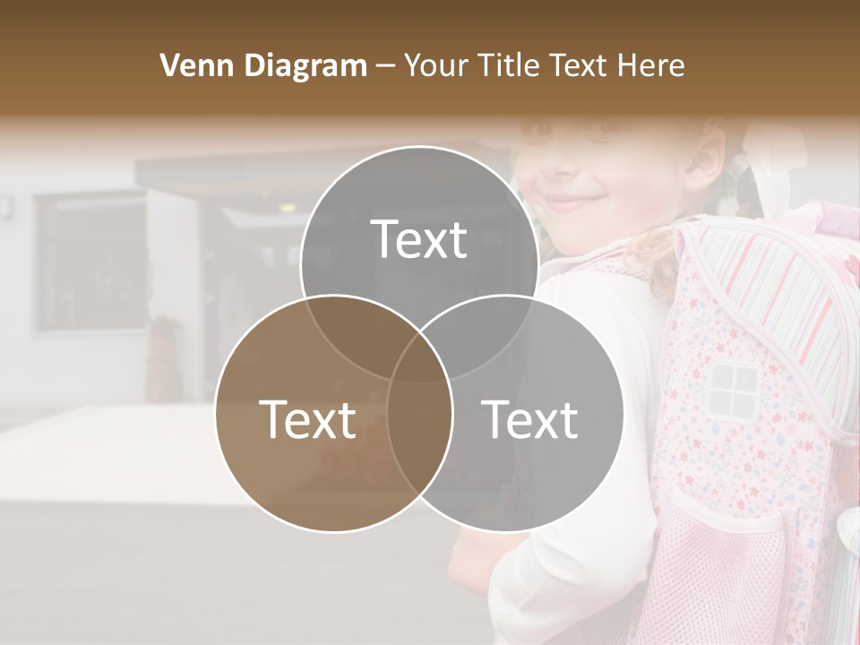 Dress Kid School PowerPoint Template