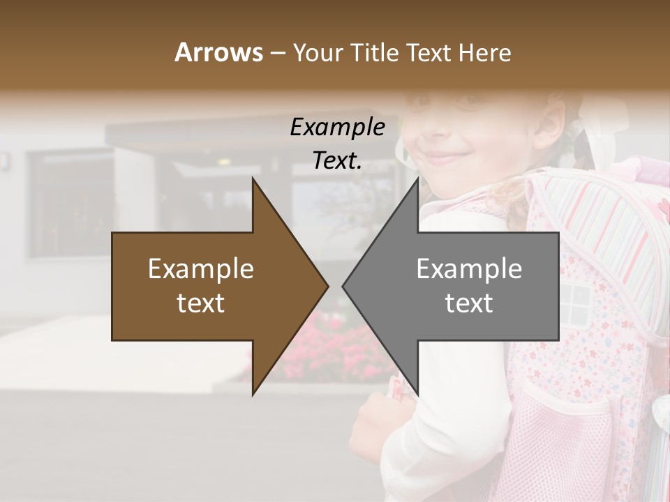 Dress Kid School PowerPoint Template