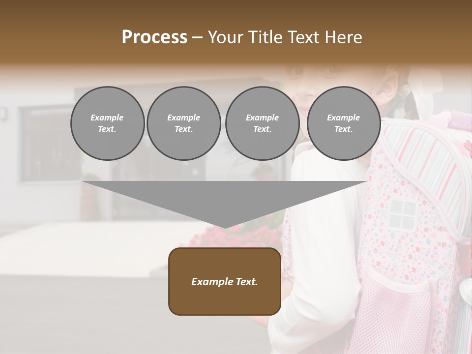 Dress Kid School PowerPoint Template