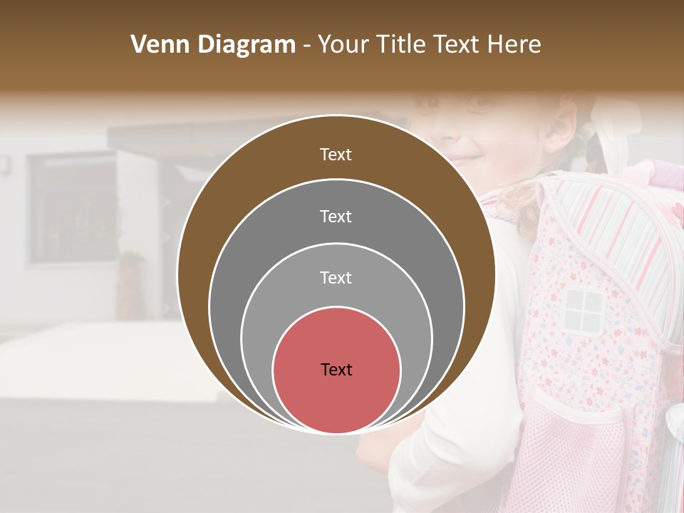 Dress Kid School PowerPoint Template