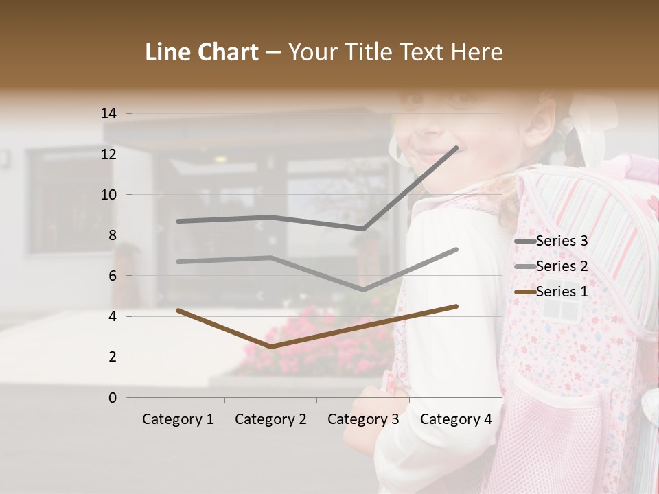 Dress Kid School PowerPoint Template