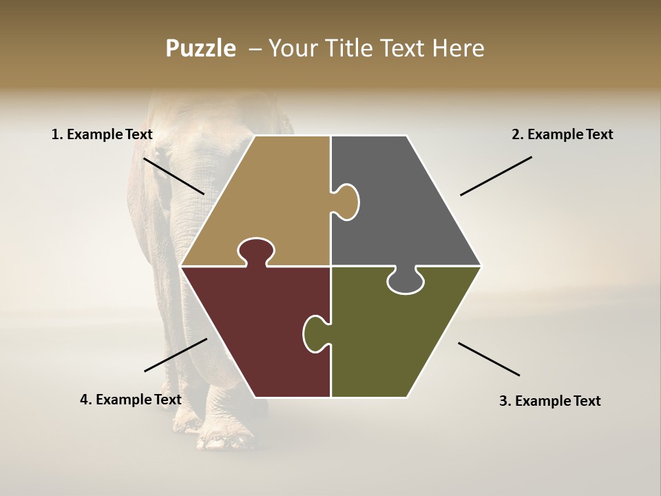 Africa Desert Fog PowerPoint Template