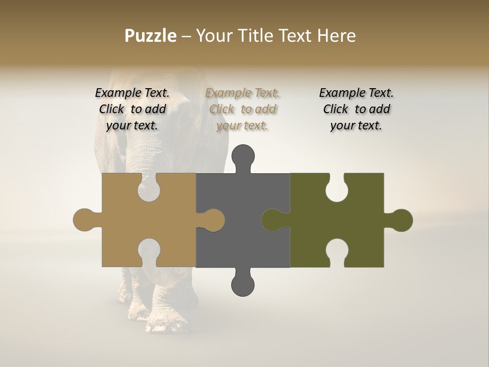 Africa Desert Fog PowerPoint Template