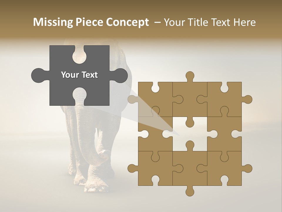 Africa Desert Fog PowerPoint Template