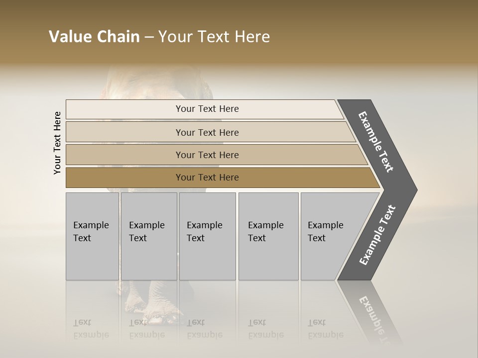 Africa Desert Fog PowerPoint Template
