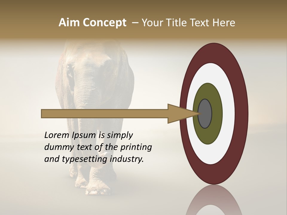 Africa Desert Fog PowerPoint Template