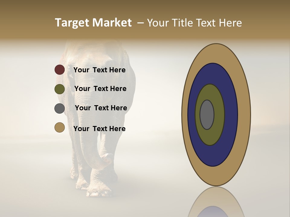 Africa Desert Fog PowerPoint Template