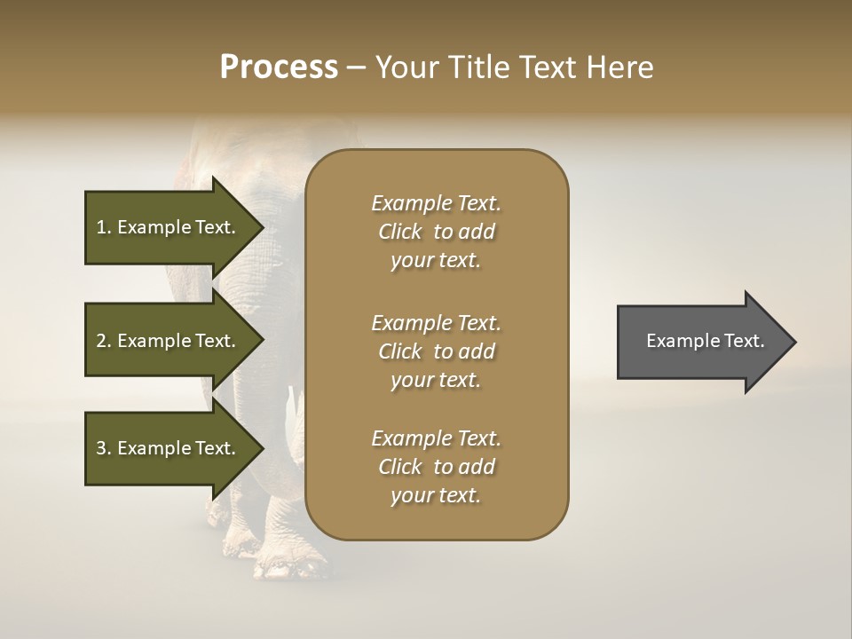 Africa Desert Fog PowerPoint Template