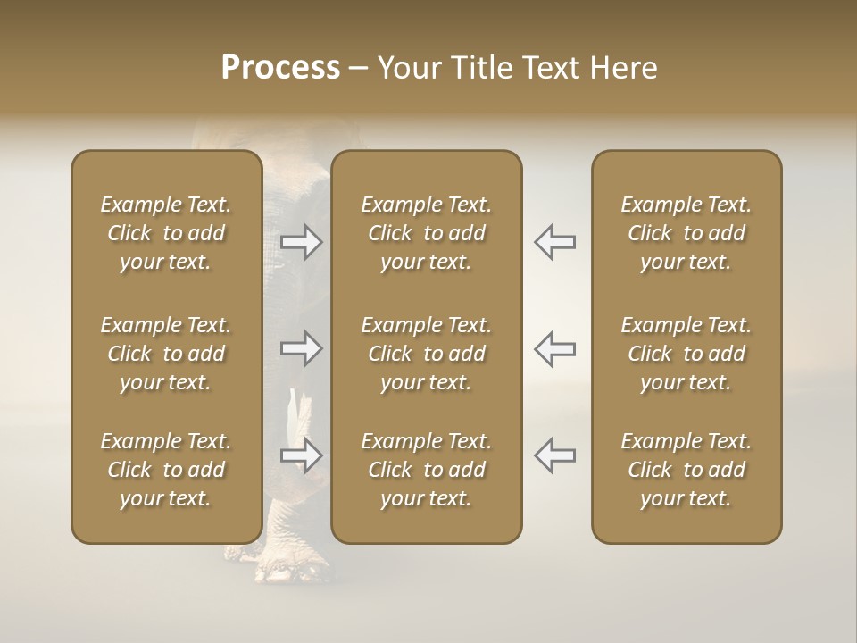 Africa Desert Fog PowerPoint Template