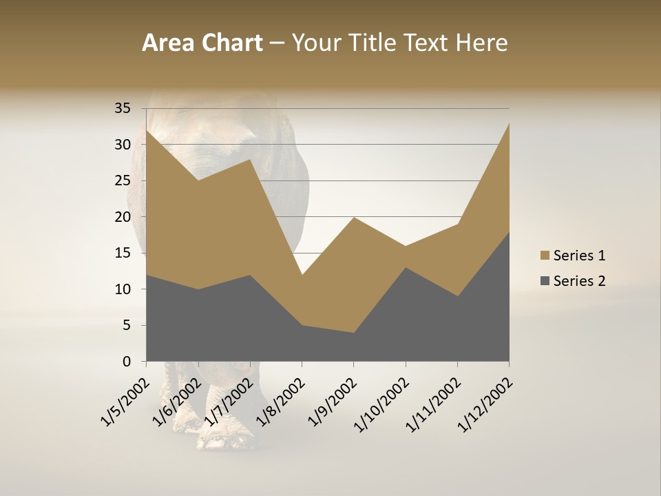 Africa Desert Fog PowerPoint Template