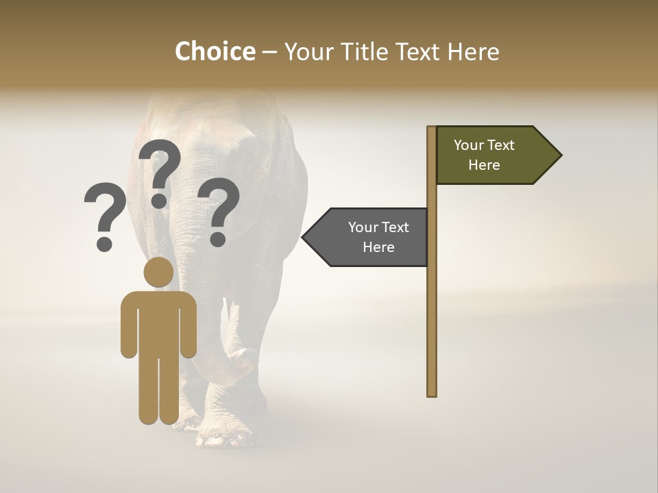 Africa Desert Fog PowerPoint Template