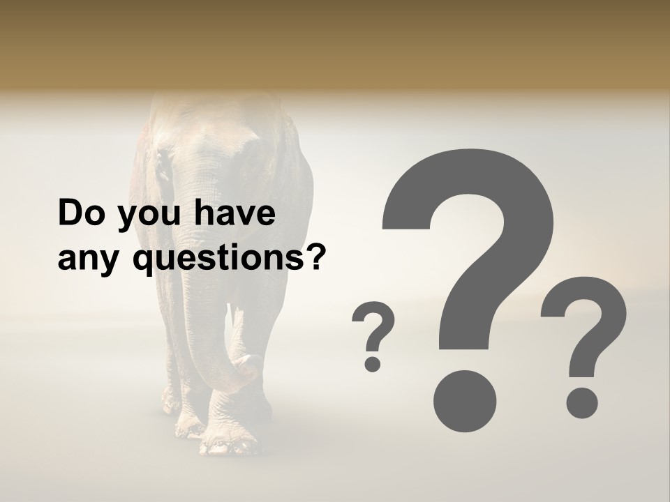 Africa Desert Fog PowerPoint Template