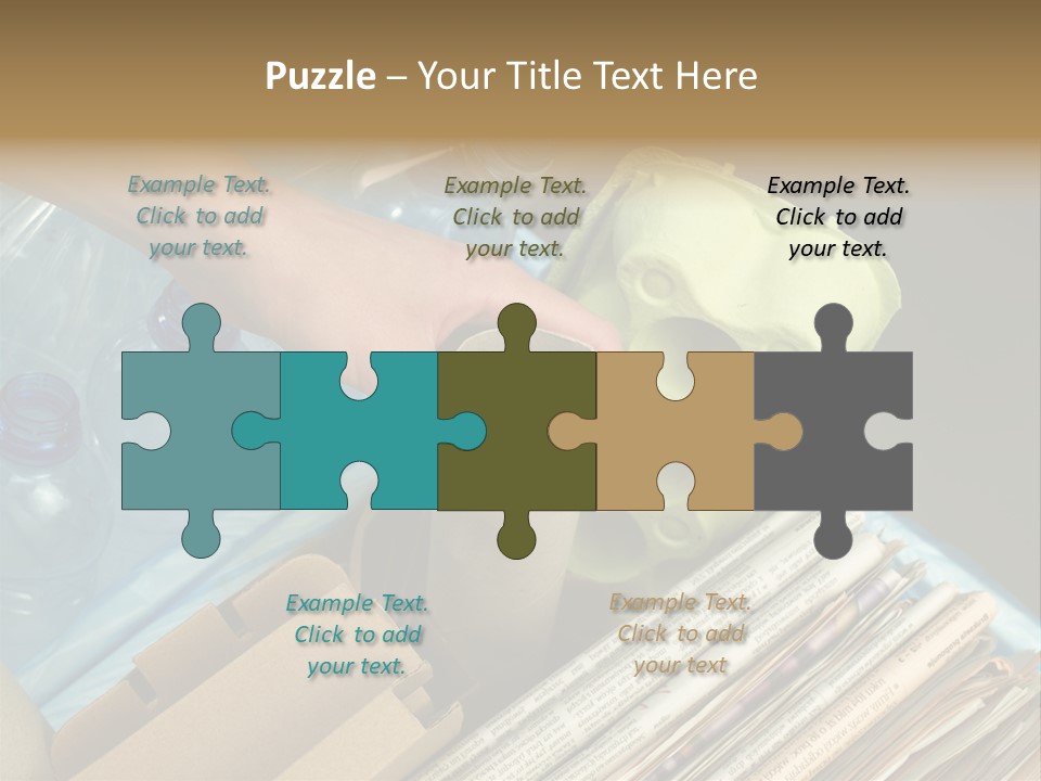 Package Recycling Recycle PowerPoint Template