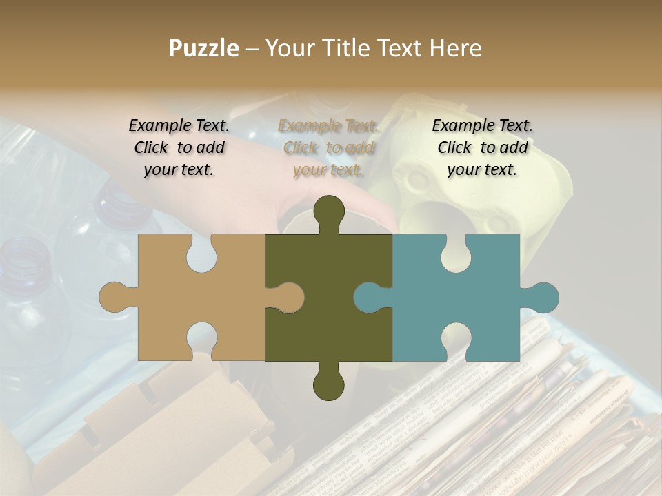 Package Recycling Recycle PowerPoint Template