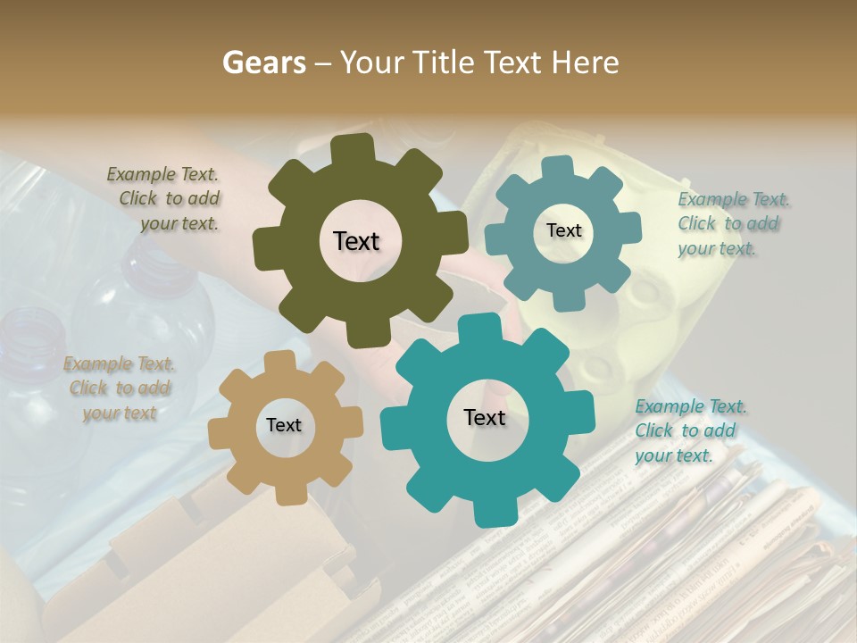 Package Recycling Recycle PowerPoint Template