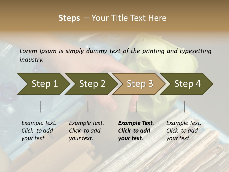 Package Recycling Recycle PowerPoint Template
