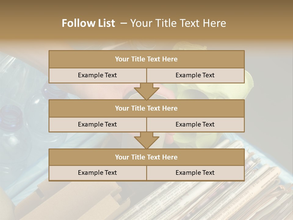 Package Recycling Recycle PowerPoint Template