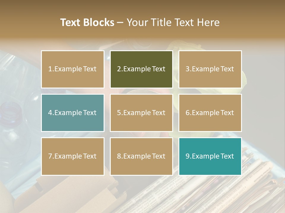 Package Recycling Recycle PowerPoint Template
