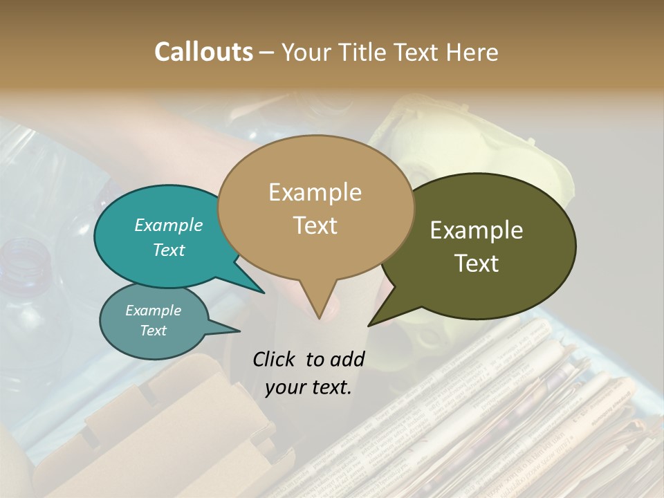 Package Recycling Recycle PowerPoint Template