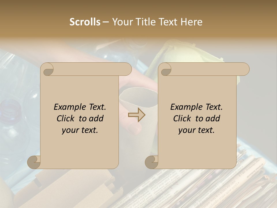 Package Recycling Recycle PowerPoint Template