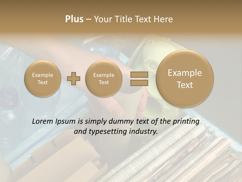 Package Recycling Recycle PowerPoint Template