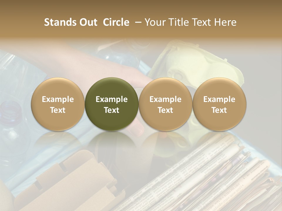 Package Recycling Recycle PowerPoint Template