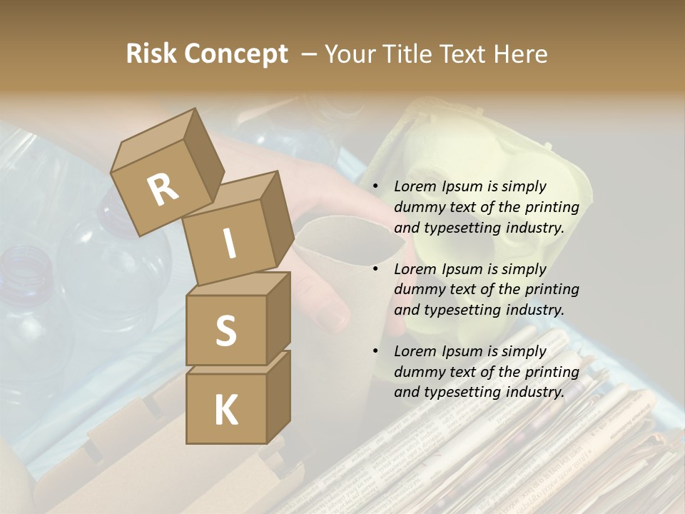 Package Recycling Recycle PowerPoint Template